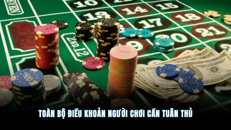 Điều khoản sử dụng - Bảo vệ quyền lợi người chơi cá cược 2 Toàn bộ điều khoản người chơi cần tuân thủ