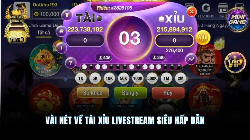 Tài xỉu livestream – Siêu phẩm cá cược online đẳng cấp nhất 1 Vài nét về tài xỉu livestream siêu hấp dẫn